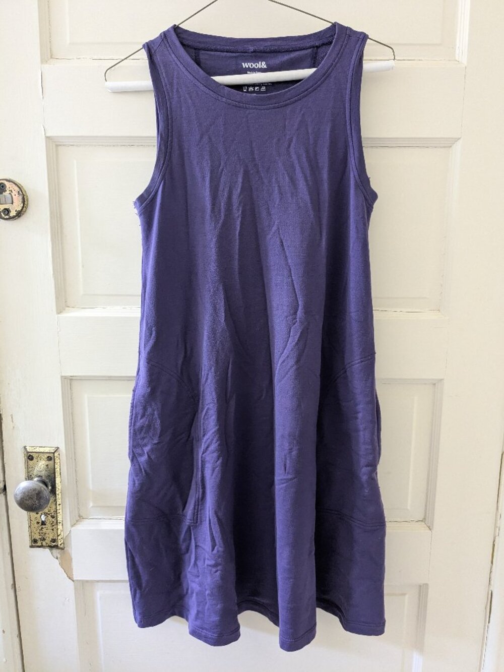 Wool& Sierra Dress XS Iris Blue